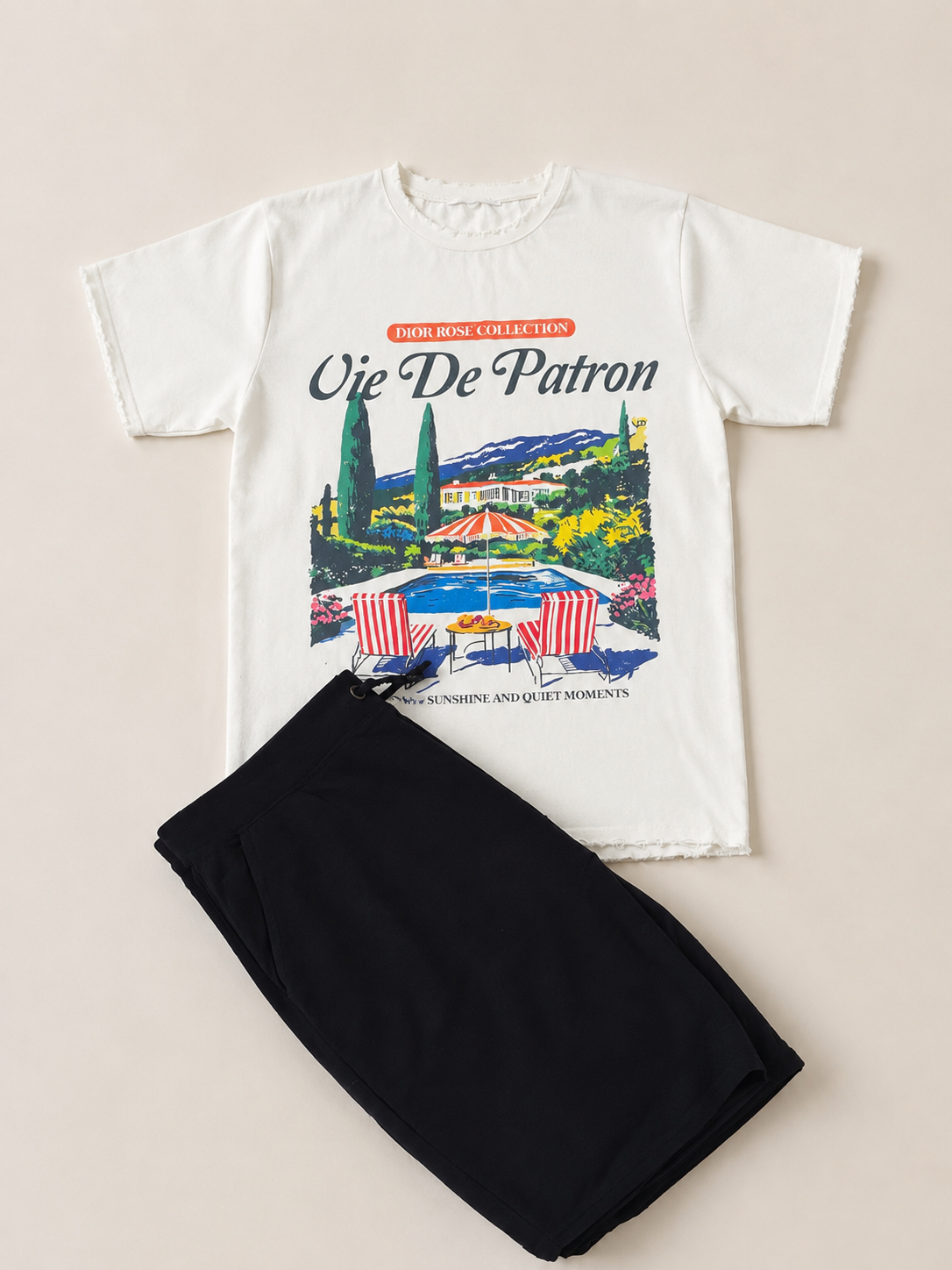 (Cream) Summer in Monaco shirt