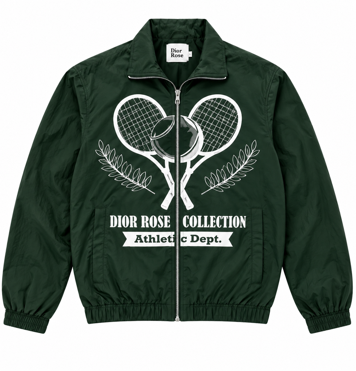 Green Dior Rose Tennis Club jacket