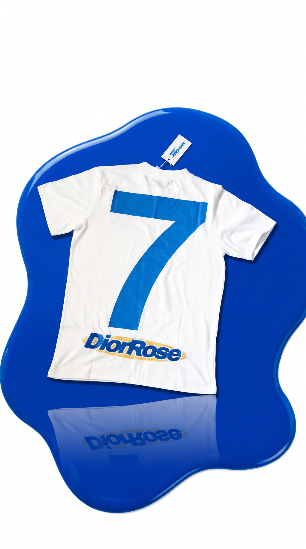 White Dior Rose Olympic Edition Shirt