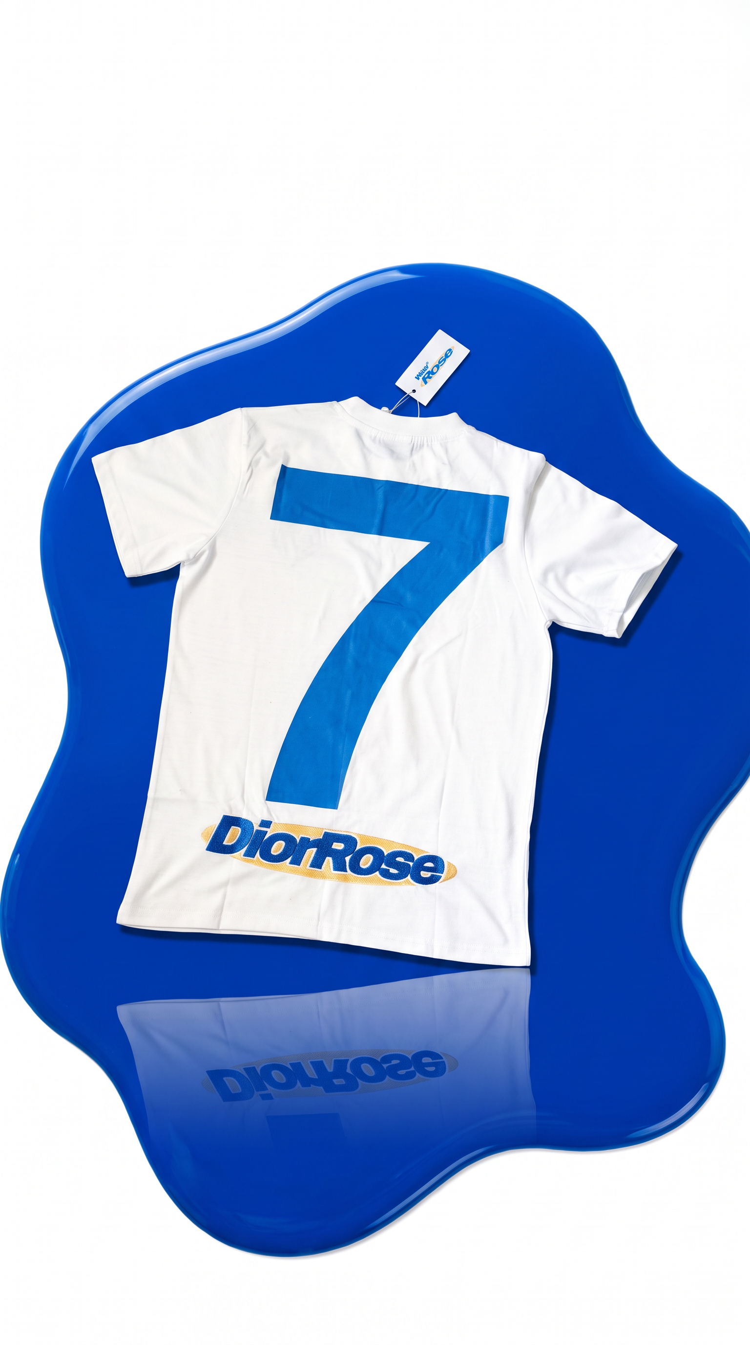 White Dior Rose Olympic Edition Shirt