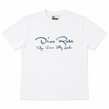 White Dior Rose Signature tee
