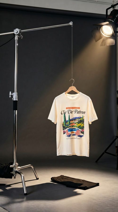 (Cream) Summer in Monaco T-shirt