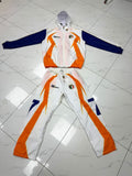 (white/org) Dior rose Olympic edition track pants