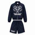 Navy Tennis Club Streetwear Set