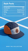 (Orange) Dior Rose Olympic Edition hat