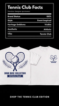 Navy Dior Rose Tennis Club T-Shirt