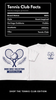 Navy Dior Rose Tennis Club T-Shirt
