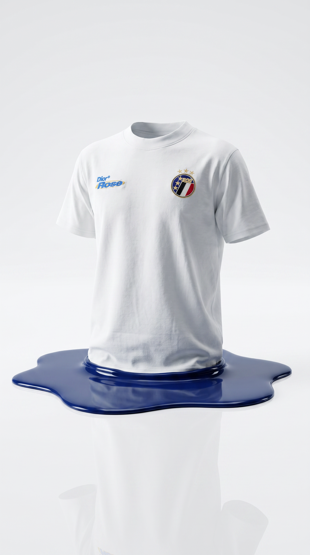 White Dior Rose Olympic Edition Shirt
